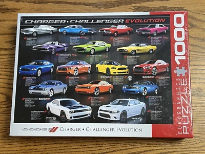 NEW Dodge Charger & Challenger Evolution 1,000 pc Eurographics Puzzle 6000-0949 - Image 1 of 4