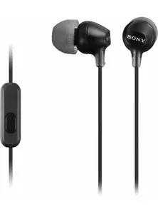 Sony MDREX14AP Headset Ear Bud Headphones MDR-EX14AP wired Black - Picture 1 of 2