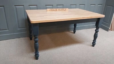 4ft X 3ft Traditional Farmhouse Dining Table - Image 1 of 4