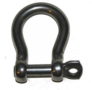 NAUTOS 302 - GRILLETE DE ARCO - 5MM (3/16") - PIN DE TORNILLO CON OJO - pasador suelto - Imagen 1 de 2