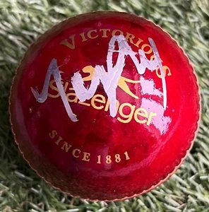 Todd Murphy Hand Signed Cricket Ball Australia Cricket Autograph Ashes - Picture 1 of 1