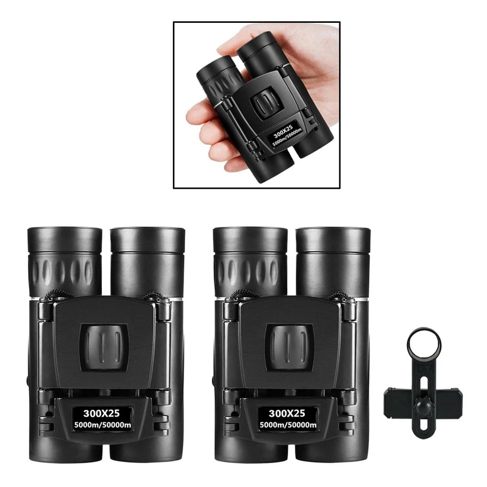 Bak4 Folding Binocular Camping Hunting High Magnification Blue Film Eyepiece HD - Image 1 of 1
