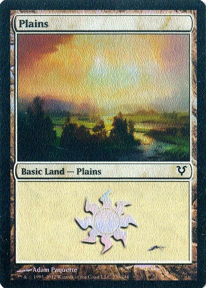 MTG - Avacyn Restored - Plains #230 - Foil - Various conditions - Image 1 of 1