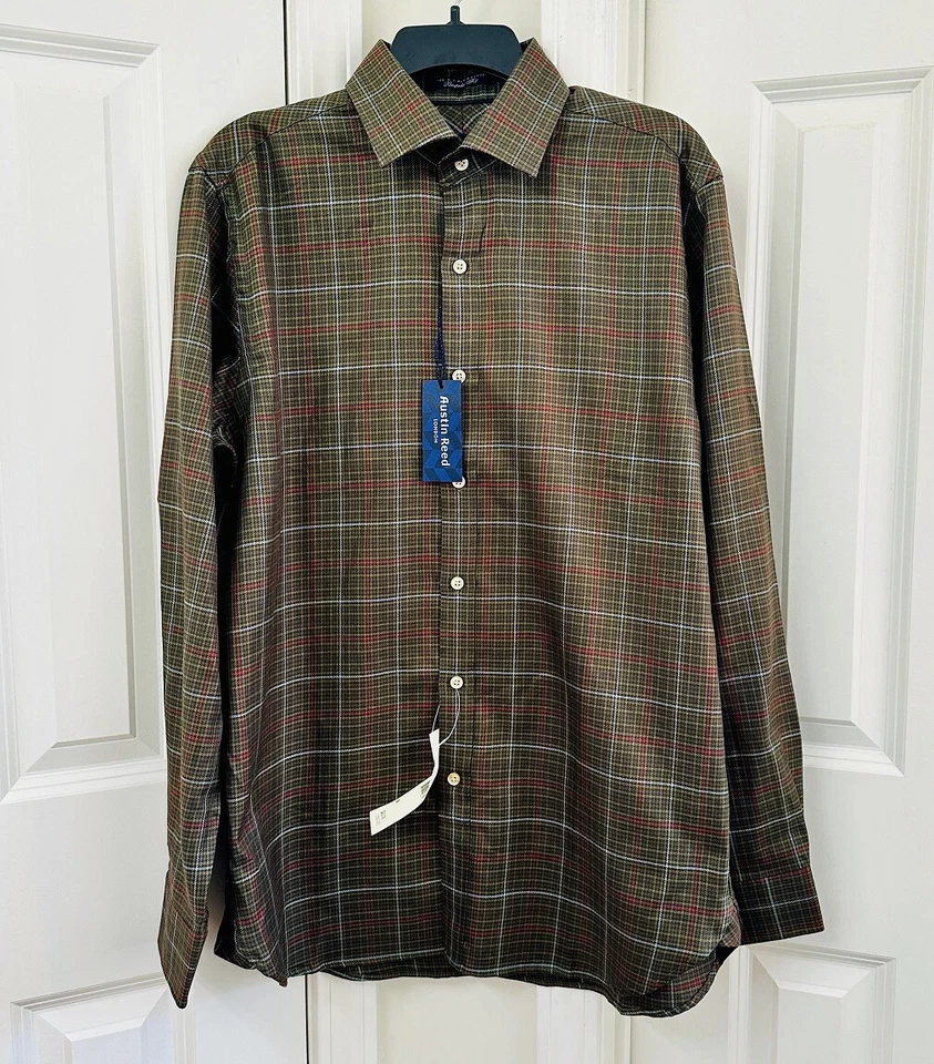 Austin Reed London Men's Long Sleeve Shirt, Size-M - Image 1 of 1