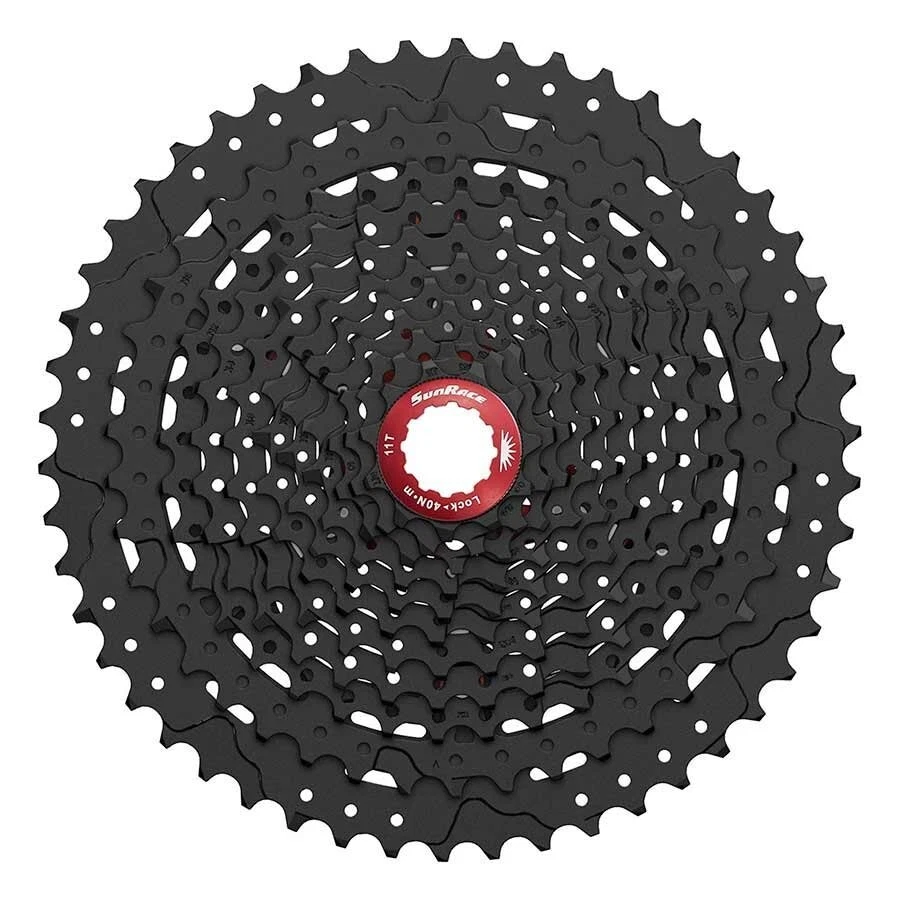 SunRace CSMX80 11 speed MTB Mountain Bike Cassette Black MX80 11-50t - Image 1 of 1