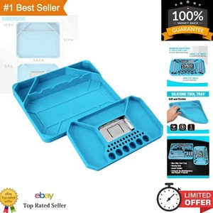 2-Piece Silicone Tool Tray, Premium Non-Slip Flexible Tool Organizer with Mag... - Picture 1 of 9