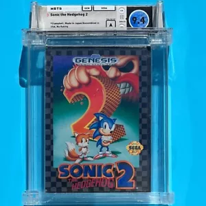 Sonic the Hedgehog 2 ⭐ WATA 9.4 A FACTORY SEALED ⭐ Sega Genesis New Graded - Picture 1 of 5