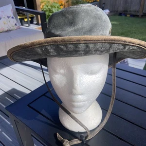 DPC Dorfman Pacific Co Outback Indiana Jones Men's Weathered Hat Bucket Medium - Picture 1 of 8