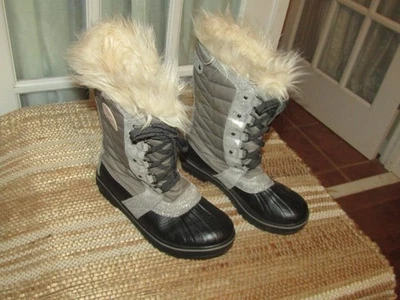 Botas Sorel Juveniles Talla 5 Tofino II Invierno Piel de Oveja NY2325-052 Gris Redondo Foto 1 de 4