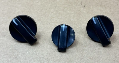 Nissan Versa 2007-2011 perilla de control de clima de calefacción de aire acondicionado negra juego de 3 OEM Foto 1 de 4