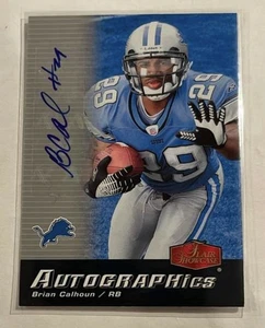Flair Showcase 2006: autógrafos AU-BC Brian Calhoun - Detroit Lions (AU RC) - Imagen 1 de 2
