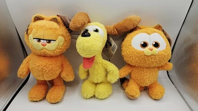 Juego de 3 peluches de 8" The Garfield Movie Garfield Odie Baby Garfield 2024 Foto 1 de 4