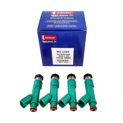 NEW 4pcs DENSO Fuel Injectors for 04-15 Toyota Matrix Highlander RAV4 Scion TC - Изображение 1 из 4