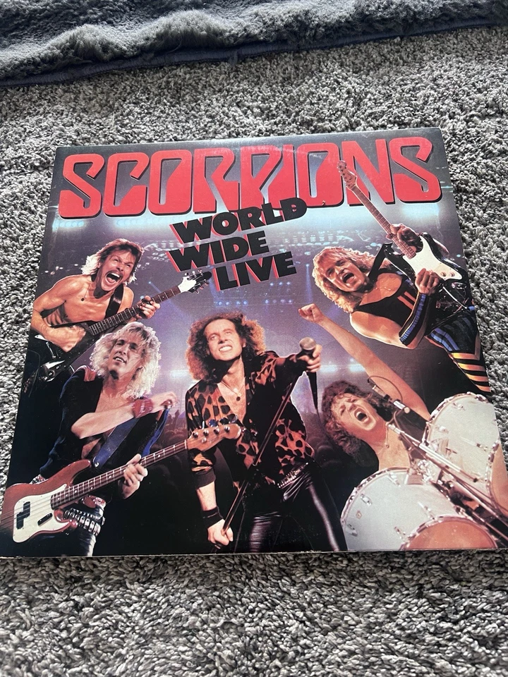 Scorpions – World Wide Live - 1985 Mercury  Heavy Metal Double Vinyl LP - VG++ Foto 1 de 4