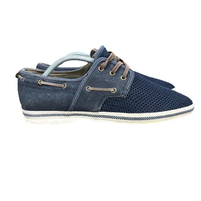 Zapatos Aldo Azul Marino Malla Lona Zapatos Para Hombre Talla 10 Marrón Cordones Transpirables Foto 1 de 4