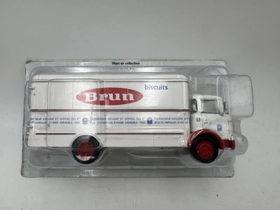 DIE CAST 1/43 BERLIET " GAK 70 FOURGON BISCUITS BRUN J.O. GRENOBLE 1968 " (68) - Immagine 1 di 2