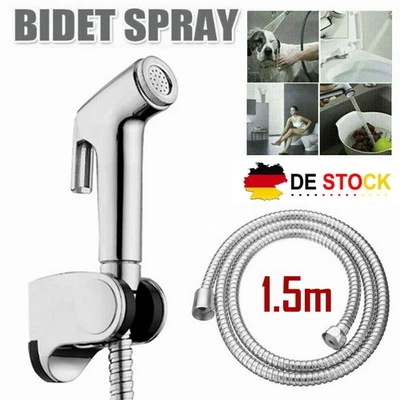 Bidet Brause Halter WC Handbrause Duschkopf Intim Hygiene Dusche für Spa Sauna - Bild 1 von 4
