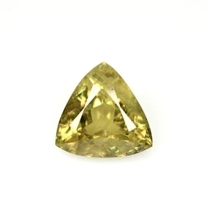 10.41 Ct Fair Trillion 100% Natural Olive Green to Red Color Changing Diaspore - Bild 1 von 5