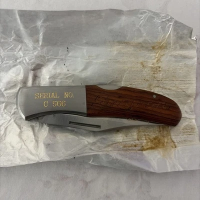 Nuevo Cuchillo Plegable Vintage Kershaw Herramientas a Presión 70 Aniversario Big Joe  Foto 1 de 4