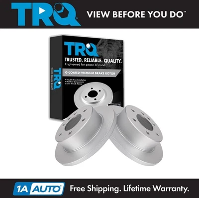 TRQ Rear Brake Rotor Set Fits 2007-2018 Sprinter 2500 Sprinter 3500 - Image 1 of 4