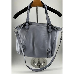 Coach Handbag Alexandra Convertible Shoulder Hobo Satchel Bag Large Periwinkle - Picture 1 of 6