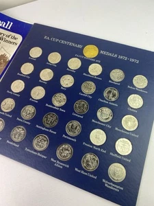 Esso FA Cup 1872-1972 Centenary Coin / Medallion Set Complete 31 pc. 100 Years - Picture 1 of 10