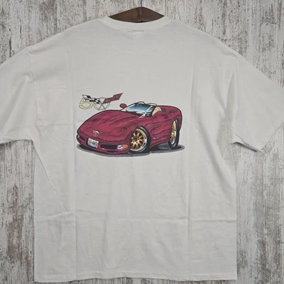 2006 Corvette 50 Year Anniversary Vintage Tee Men’s 2XL Haynes Beefy Tag - Image 1 of 4