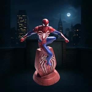 Marvel Gallery Spider-Man PS4 Estatua Diamond Select Toys 9" PVC Figura DST 90s - Imagen 1 de 7