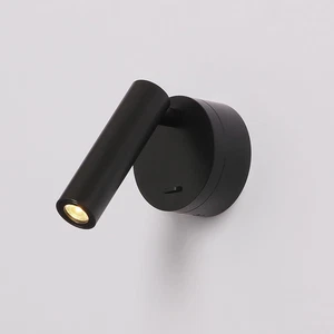 Applique Da Comodino Orientabile Lampada Da Parete a LED 3W 3000K Faretto Con In - Foto 1 di 12