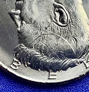 1st One Ever known 🔥2022-p Kennedy Half Dollar W/ ((Retained Cud Die Break)) - Picture 1 of 9
