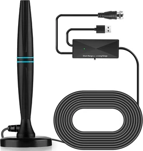 Antena TV Interior, Antena para Smart TV, Soporte 4K 1080p con Amplificador de Señal - Imagen 1 de 6