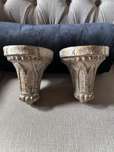 Wall Bracket Decorative Sconce Corbel Floating Shelf Mantle Plant Candle Holder - Picture 1 of 8