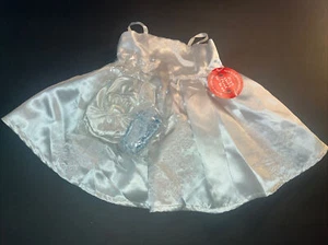 Build A Bear Bride Set: Satin White Wedding Dress Gown Shoes Garter￼ Plush Doll - Picture 1 of 7