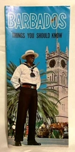Vintage Barbados "Things You Should Know" West Indies / Antilles 1970s Brochure - Picture 1 of 2