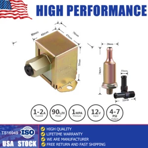 High Performance Electronic Fuel Pump Set 12V 4-7 PSI Gas/Diesel Universal 5/16" - Picture 1 of 12