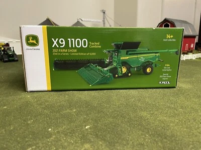 1/64 ERTL JOHN DEERE 2021 FARM SHOW X9 1100 TRACKED COMBINE - Awesome! FS - Image 1 of 4