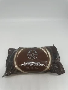 NEW THE BODY SHOP COCONUT BAR SOAP 3.5 oz 100g SEALED Sustainable Palm Oil - Picture 1 of 9