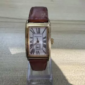 Hamilton Ardmore 6266 Damenuhr Gold Analog Quarz Eckig Leere Batterie - Bild 1 von 10