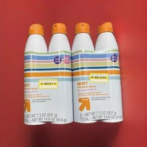 4 pk Sports Sunscreen Spray - SPF30 - 14.6oz - up&up™ - Picture 1 of 3