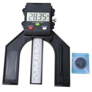 80mm LCD Digital Magnetisch Tiefenmaßstab Tiefenmesser Tiefenmaß Höhenmessgerät - Bild 1 von 10