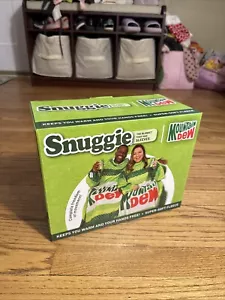 Mountain Dew Snuggie Super-Soft Fleece Blanket With Sleeves 71"x54" One Size - Picture 1 of 5
