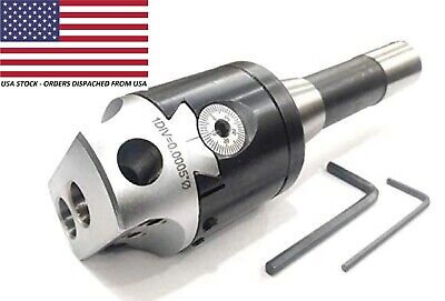 R8 Shank Boring Head 2  Imperial For Milling Machine 1 Div=0.0005  USA FULFILLED • 59.21$