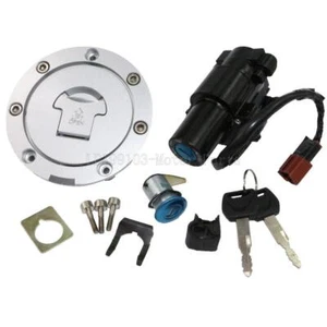 For Honda CBR600RR 2007-2014 Ignition Switch Seat Lock Fuel Gas Cap Tank Key Set - Foto 1 di 6