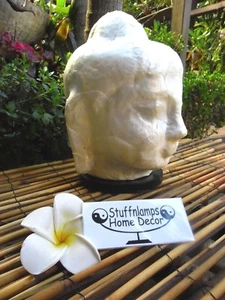 Buddha Table Lamp - Capiz Shell Buddha  (white tones) - Picture 1 of 8