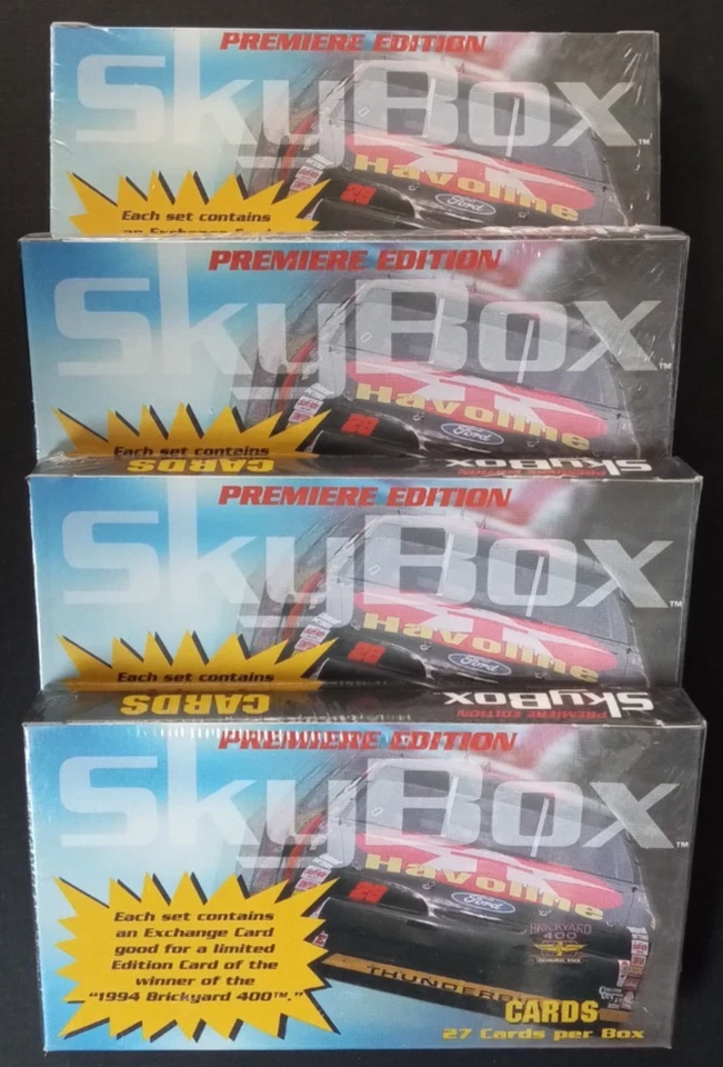 1994 Skybox Racing Premiere Edition Brickyard 400 Set (27 Cards) Lot of 4 Sets! - Image 1 of 2