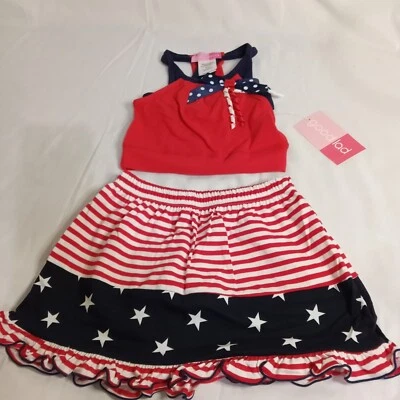 Buen vestido de muchacho, 4 de julio, talla 2T Foto 1 de 4