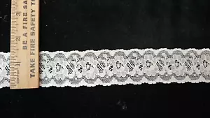 Vintage/Antique, Ecru, Insertion, Cotton Leavers Lace, 3 Yards - Picture 1 of 2