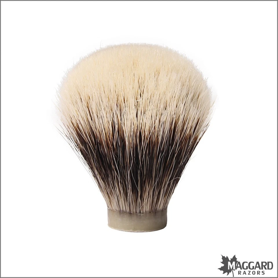 Maquinillas de afeitar Maggard 22 mm 2 bandas tejón - cepillo de afeitar nudo solamente Foto 1 de 1