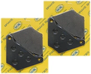 PASTILLAS DE FRENO DELANTERAS Y TRASERAS aptas para HARLEY DAVIDSON FLH 1975-1980 Electra Glide - Imagen 1 de 2