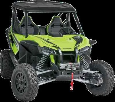 Parachoques delantero Warn acero con recubrimiento en polvo negro para Honda Talon 1000X 19 Foto 1 de 4